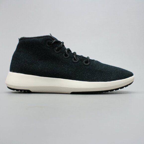 Allbirds Mens 12 WRUM Wool Runner Up Mizzles Black Charcoal High-top Shoes Boots - Picture 4 of 12